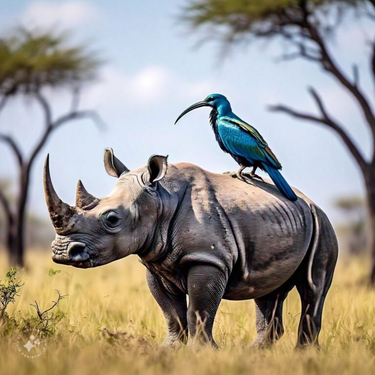 Is a Rhino and Bird Mutualism